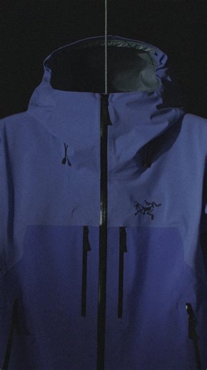 Tour deeper in the Rush Kit, redesigned with GORE-TEX PRO ePE for lightweight breathability on the ascent. | Arc'teryx