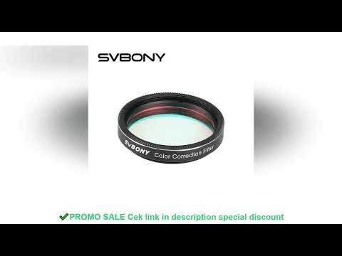 Svbony SV231 1.25"/2"Telescope Filter Color Correction Filter,Double thread OD?4 Reduce Harmful Blue