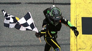 NASCAR winner goes viral for a really weird reason