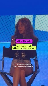 Mika Abdalla has been getting a version of the Allie Hayes haircut for almost 10 years now, and she never expected it to become a ✨cultural moment✨✂️ #offcampus #mikaabdalla #obsessedfest #alliehayes #hairtok
