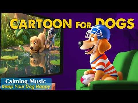 Cartoon for Dog: Anti-Anxiety Videos for Dogs to Watch Home Alone - DOG TV & Relaxing Music for Dogs