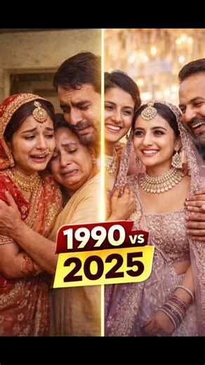 1990 vs 2025 ki Dulhan ki Bidaai 😢 | Tab vs Ab | Emotional Short