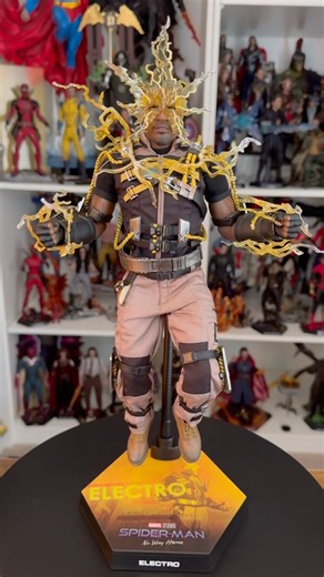 Hot Toys Electro Spider-Man No Way Home #hottoys #spidermannowayhome #spiderman #electro #marvel #dc