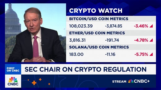 Watch CNBC’s full interview with SEC Chairman Paul Atkins