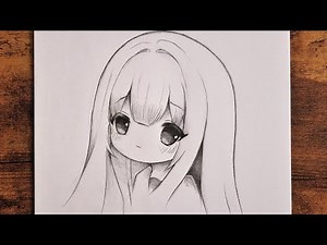 How to Draw Easy Anime | Anime Girl Tutorial drawing step by step
