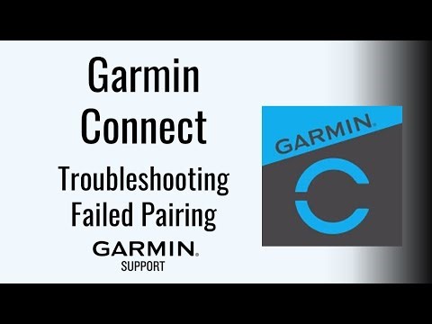 Garmin Connect | Pairing Failed Troubleshooting | Garmin Support
