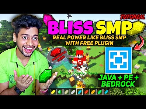 How To Make Bliss SMP Aternos | How To Make Gem SMP in Aternos | PowerGems Plugin