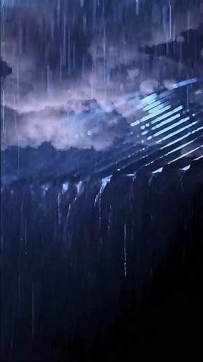 Heavy Rainstorm with Thunder & Lightning | ASMR Rain Sounds for Deep Sleep