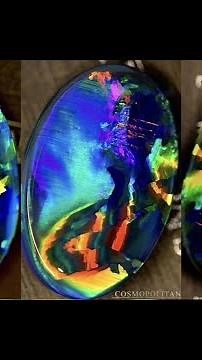 The World's Rarest Black Opal Gem Stone