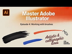 Master Adobe Illustrator | Episode 4: Working with Brushes – Artistic & Calligraphic Lines