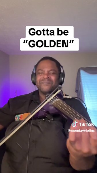 Golden Melodies: Electric Violin Performance