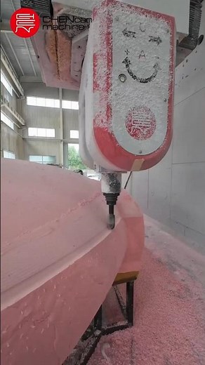 large size 5 axis cnc router work on epoxy tooling mold