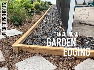 Picket Projects - Garden Edging w/ Fence Pickets