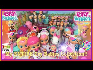 My ENTIRE Cry Babies Collection! Magic tears, Cry Babies and Customs! #crybabies #magictears