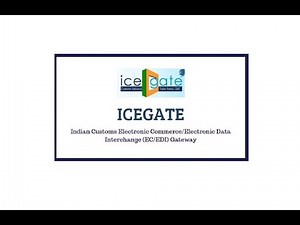 HOW TO REGISTER ICEGATE (CUSTOMS) WEBSITE PORTAL IN TAMIL
