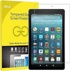 JETech Screen Protector for Amazon Fire 7 (9th / 7th Generation, 2019/2017 Model), Tempered Glass Film
