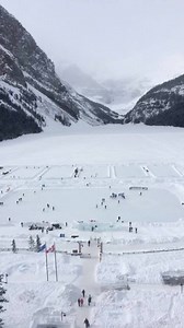 8.6K views · 562 reactions | Just another day in our mountain paradise. Tell us what you love most about winter in #lakelouise! Tip: Watch for the special appearance from some figure skaters! #welovewinter | Fairmont Chateau Lake Louise | Facebook
