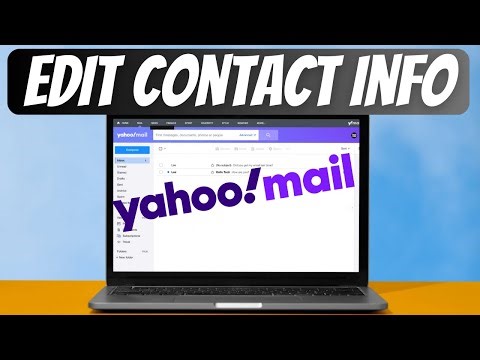 How to Edit Contact Information on Yahoo Mail [Guide]
