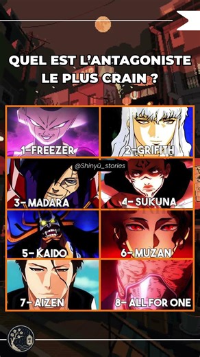 L'ANTAGONISTE LE PLUS CRAINT DE L'ANIME ?