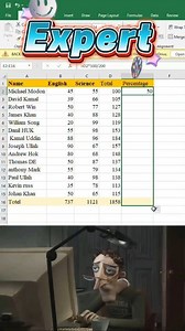 Beginner vs Expert 🔥 Find Percentages in Excel Like a Pro | Office Excel Pro Do you want to calculate percentages in Microsoft Excel quickly and professionally? Welcome to Office Excel Pro, your ultimate Excel learning channel. In this short video from Office Excel Pro, you will learn how Beginners calculate percentages manually, but Experts use smart Excel formulas to find percentages instantly. This Excel percentage trick from Office Excel Pro will help you: Calculate percentage fast in Excel