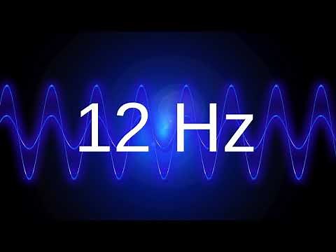 12 Hz clean pure sine wave BASS TEST TONE frequency