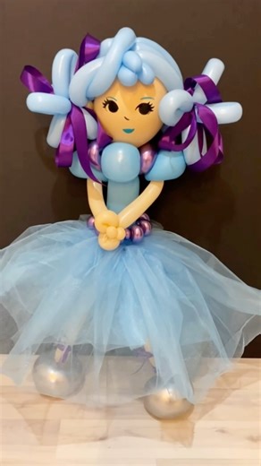 11K views · 257 reactions | I share an idea: a balloon doll. #balloonart #fun #top #lifehacks #tips #balloon #balloonartist #patterns #patrones #mosaicballoon #balloonmosaic #balloondecor #mosaicframesforballoons #balloonsdecoration #balloonstylist#stuffedballoons | Genballoon | Facebook