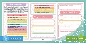 I am Independent (Ages 5 - 7)