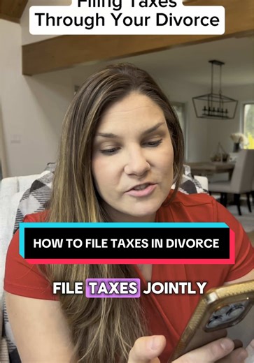How should you file taxes this season if you were going through a divorce? #divorcedwomen #divorcedmom #divorced #divorcestrategy #divorcedparents #divorcemoney #divorcemoney #taxes