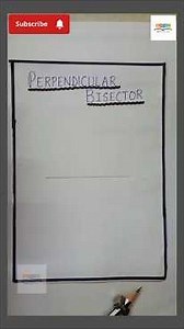 Perpendicular bisector #mathsbyjass #maths