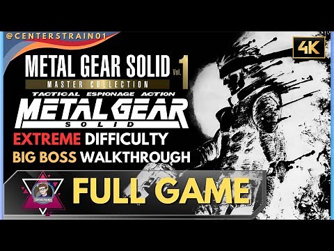 Metal Gear Solid 1 Walkthrough [EXTREME] Big Boss Rank | FULL GAME