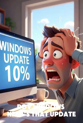 When the Windows update hits 😂