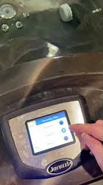 Heat & Filter Settings on a Jacuzzi J-400™ Collection Hot Tub