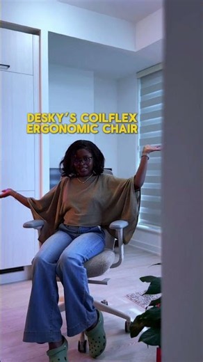 Desky CoilFlex Ergonomic Chair with Wave Spring Cushion
