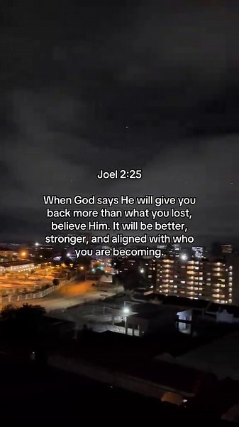 God Restores What Was Lost - Joel 2:25