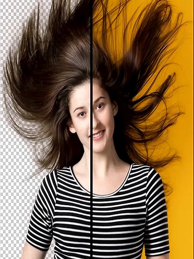Remove Messy Hair Background in Photoshop Like a Pro