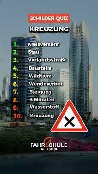 🚸Verkehrszeichen-Quiz!