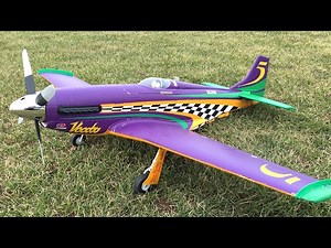 Bill's RocHobby Voodoo P-51 Mustang RC Plane Fun Flight