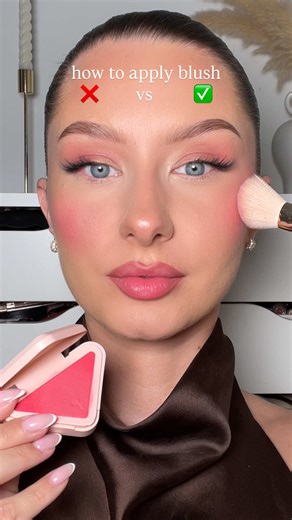ad who said blush blindness can’t look good?👀 using the new @pradabeauty touch blush in shade Waterlilly. It’s all about placement & blending🎀 #makeup @LOOKFANTASTIC