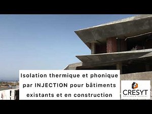 Isolation par injection de la mousse polyuréthane sur murs existants / Maroc / Casablanca