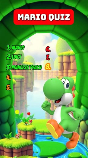 Mario character ￼quiz #mario #trivia #gaming