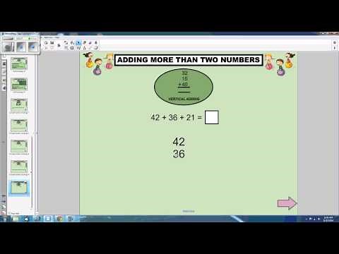 Add More Than Two Numbers using Vertical Adding