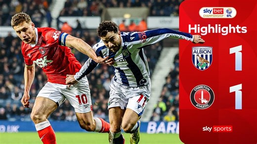 West Bromwich Albion 1-1 Charlton Athletic: Lyndon Dykes earns point for Addicks