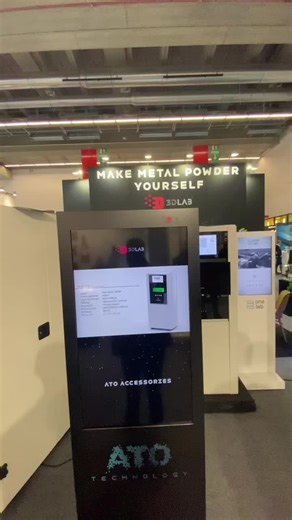 Ultrasonic metal powder production on ATO by 3D Lab. Produce your own metallics powder #3dgens #metal #metalprint #3dmetal #3dprinting #3dprint #3dprinter #3dprints #additivemanufacturing #ConSantanderConecto