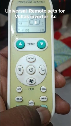 Universal Remote For all Air Conditioner setting For Voltas Ac Models || actechnician1m #kamareddy