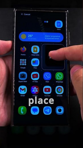 How to Make Space for Widgets on Samsung Home Screen part 1