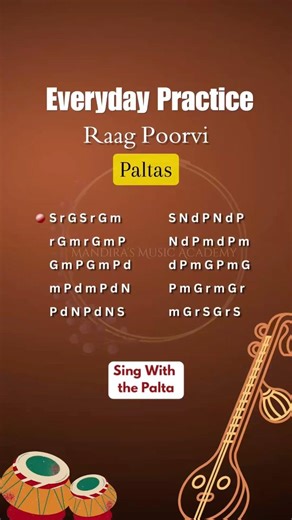 Raag Poorvi Palta | Day 3 | Hindustani Classical Music #musicschoolofindia #onlinemusicclass