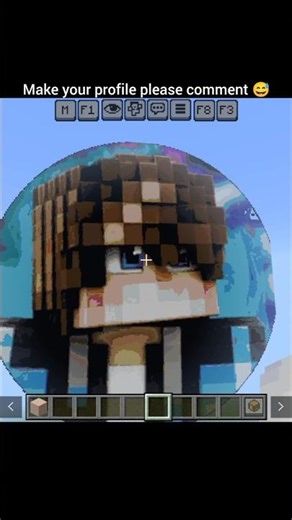 Build your profile please comment 😅#minecraft #gaming #viralvideo