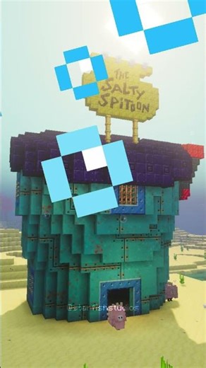 SpongeBob Biomes Minecraft #minecraft #bedrock #spongebob #spongebobsquarepants