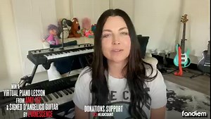136K views · 6.1K reactions | https://fandiem.com/amylee One lucky winner will get a 30 minute 1-on-1 virtual piano lesson with Amy Lee, a D’Angelico SIGNED guitar by Evanescence AND 2 VIP tickets to a show of your choice on our Fall tour with Halestorm. Thank you Fandiem, Lively & D'Angelico Guitars for helping to make this happen. All proceeds support HeadCount. Donate to win at the link above ^ Tour Dates: https://www.evanescence.com/evanescence-shows/ | Evanescence | Facebook