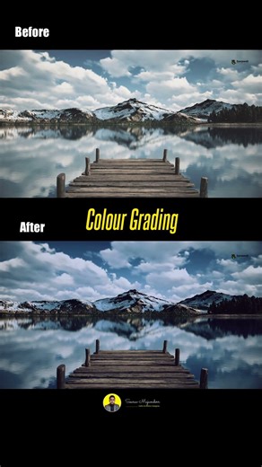 Before vs After Color Grading 🔥 Transform Your Footage into Cinematic Look